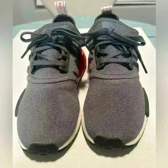 👟 Adidas NMD_R1 ‘Grey Red’ Men’s - Picture 3 of 5